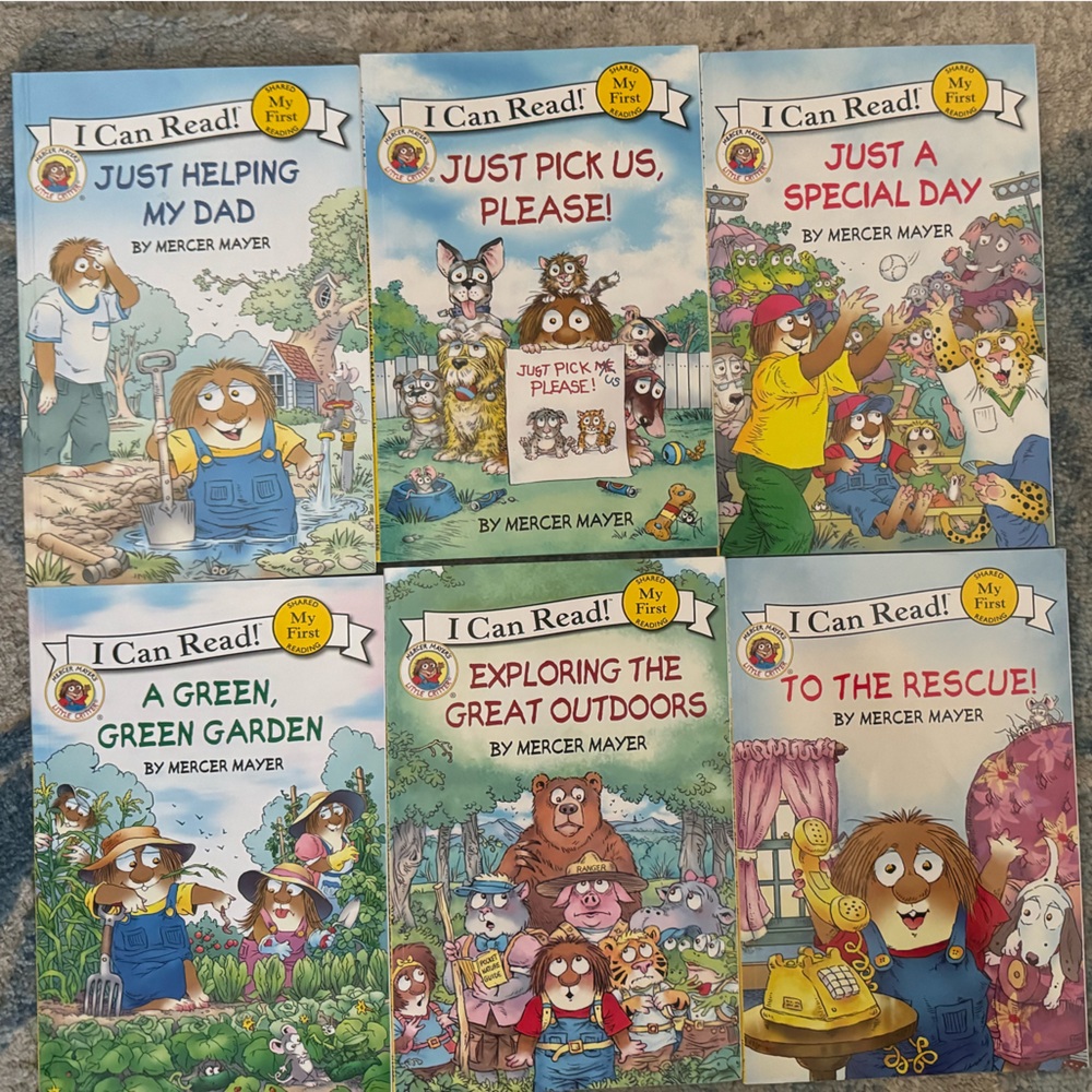 I Can Read- Mercer Mayer, set of 6, My first reading books.